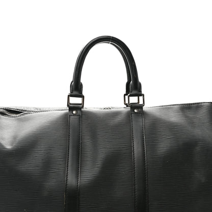 Louis Vuitton Epi Keepall 50 Black 7 of 13