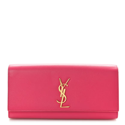 Saint Laurent Grain De Poudre Classic Monogram Cassandre Clutch Lipstick Fuchsia 1 of 7