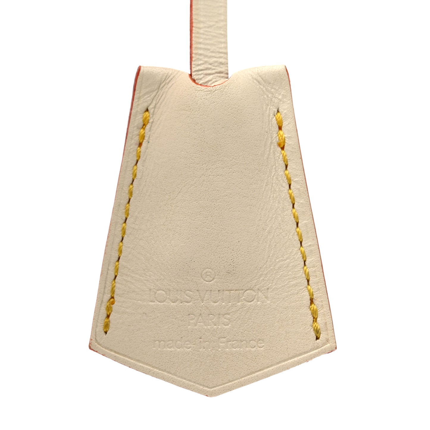 Calfskin Vivienne Clochette Key Bell Holder Creme