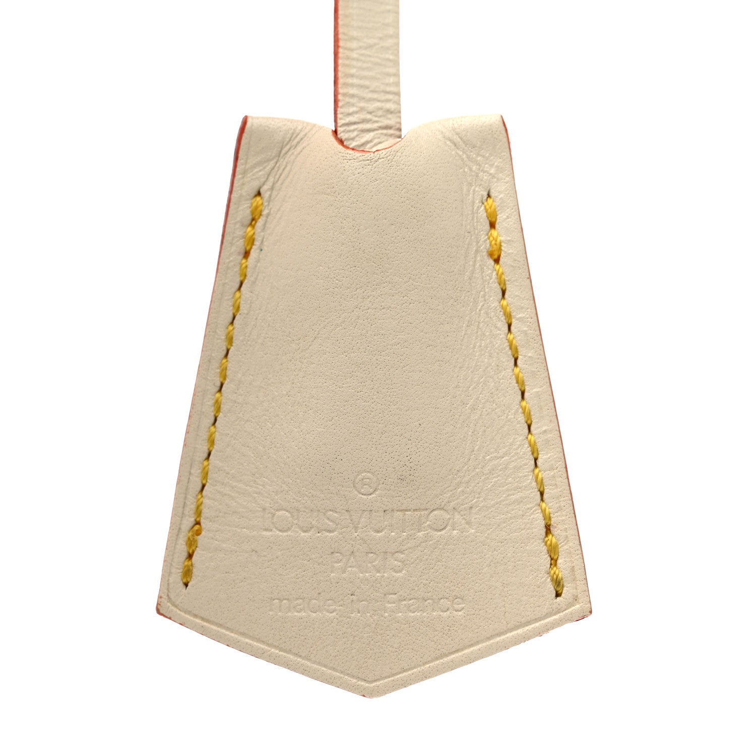 Louis Vuitton Calfskin Vivienne Clochette Key Bell Holder Creme 3 of 3
