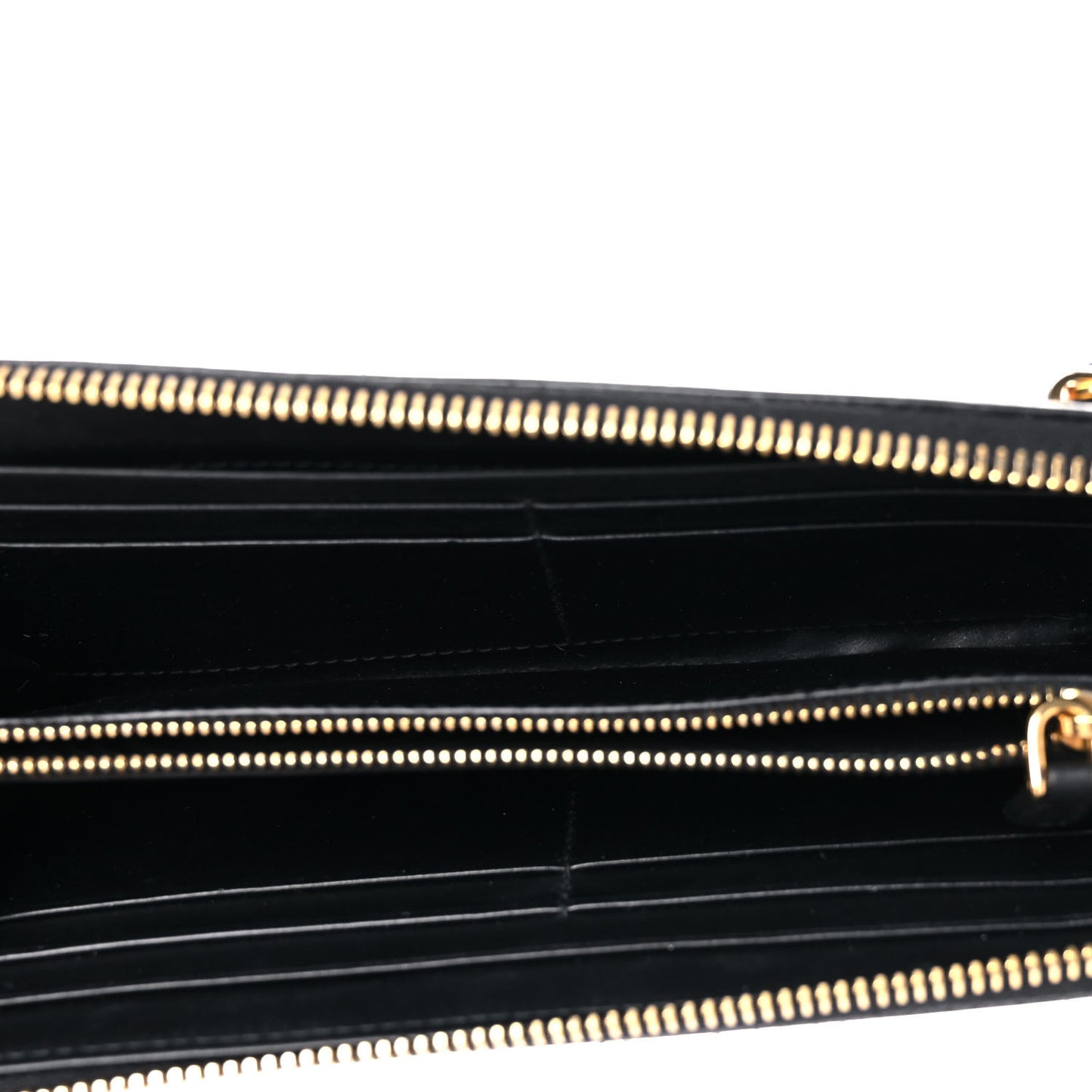 Vitello Move Half Zip Wallet Black