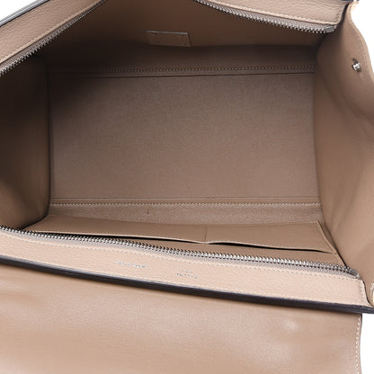 Celine Drummed Calfskin Suede Medium Trapeze Dune 4 of 8