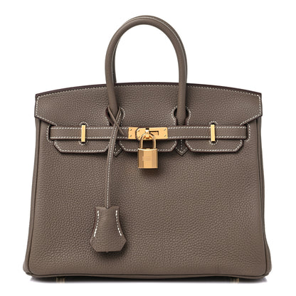 Hermes Togo Birkin 25 Etoupe 1 of 9