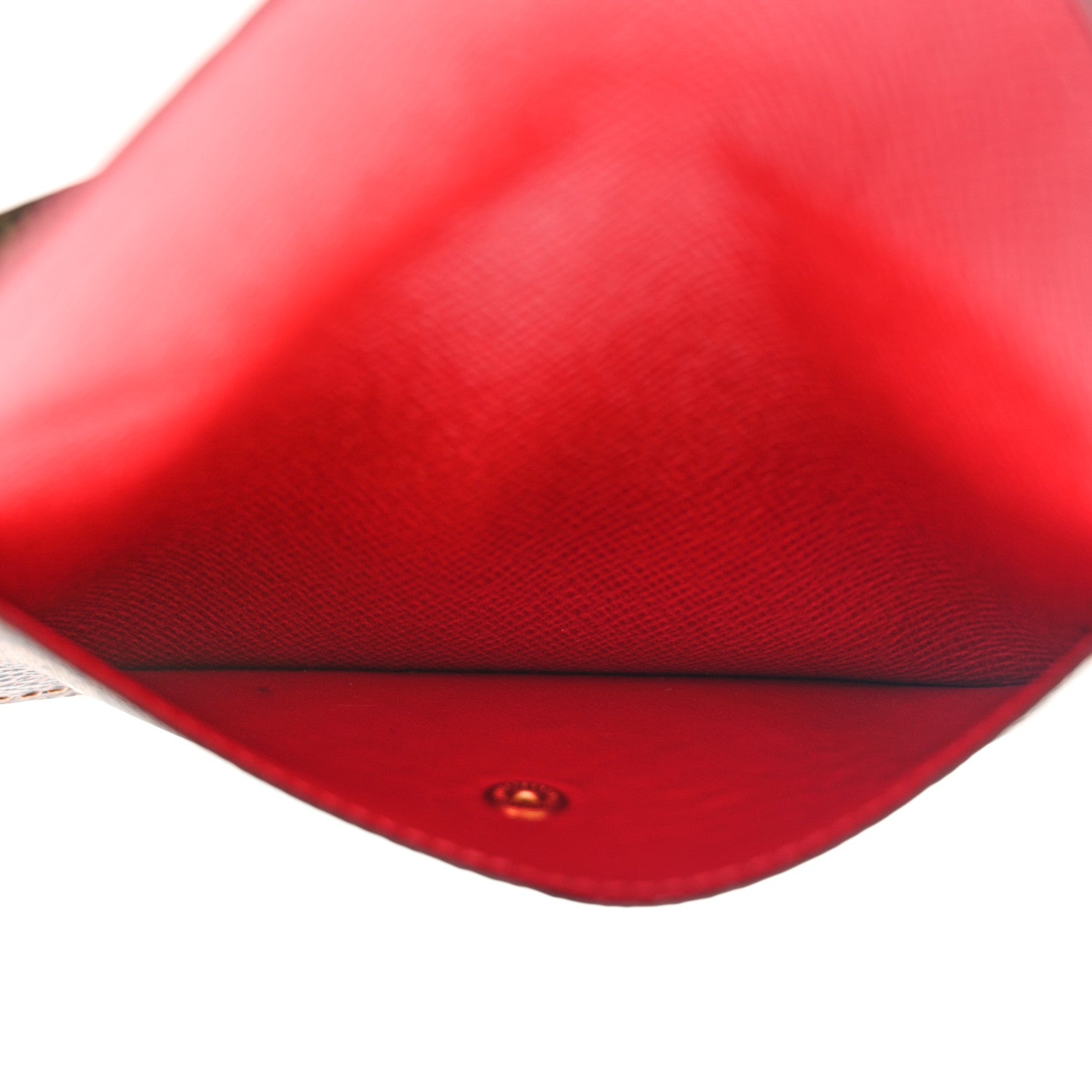 Louis Vuitton Damier Ebene Recto Verso Card Holder Red 6 of 10