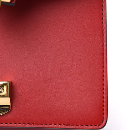 Gucci Calfskin Mini Sylvie Chain Shoulder Bag Hibiscus Red 8 of 12