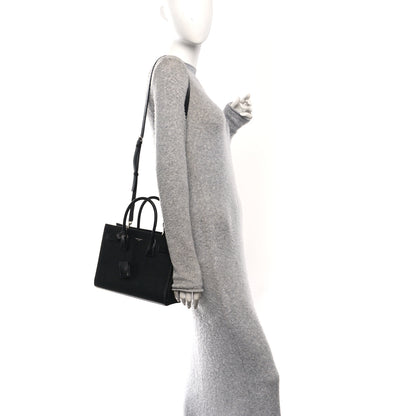 Saint Laurent Grain de Poudre Nano Sac De Jour Black 2 of 17