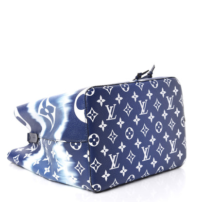 Louis Vuitton Monogram Escale Neonoe MM Blue 4 of 8