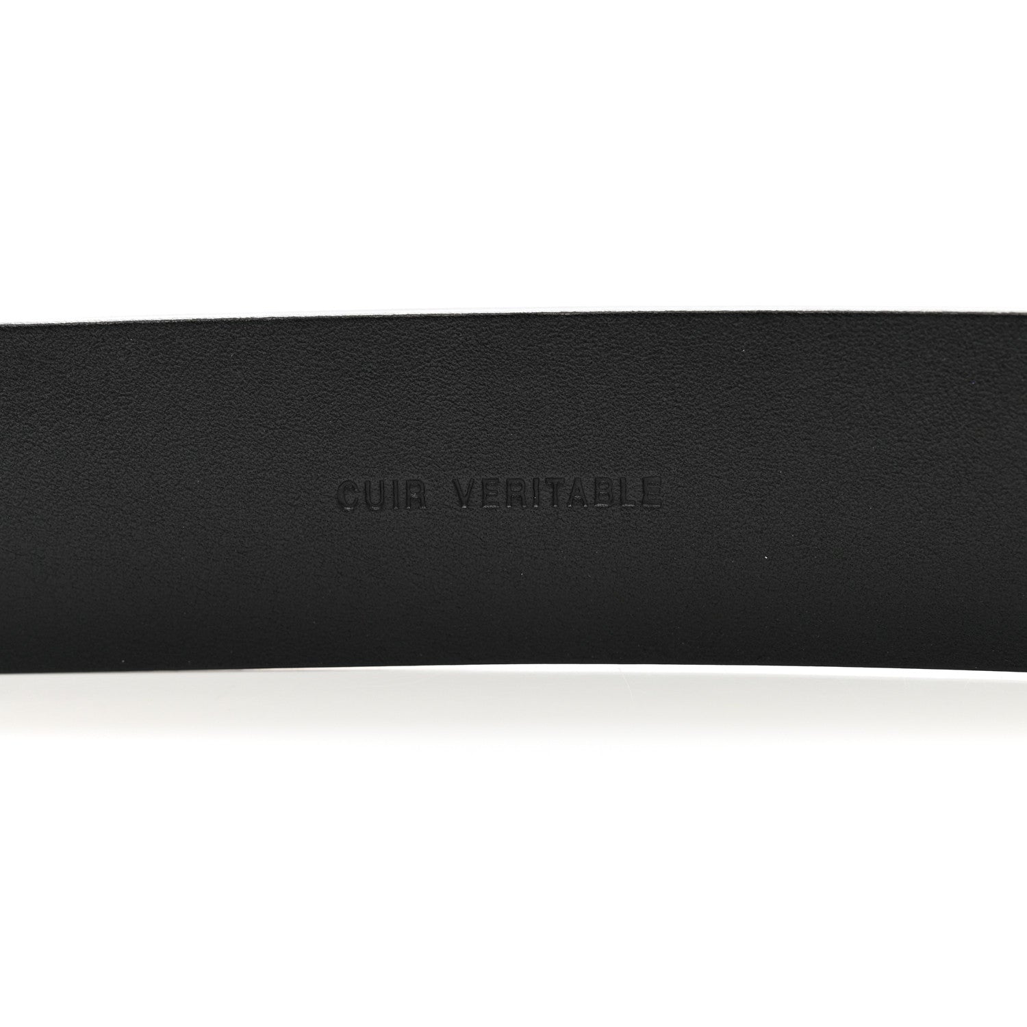 Chanel Crumpled Calfskin Lambskin Pearl CC Belt 80 32 Black 5 of 7