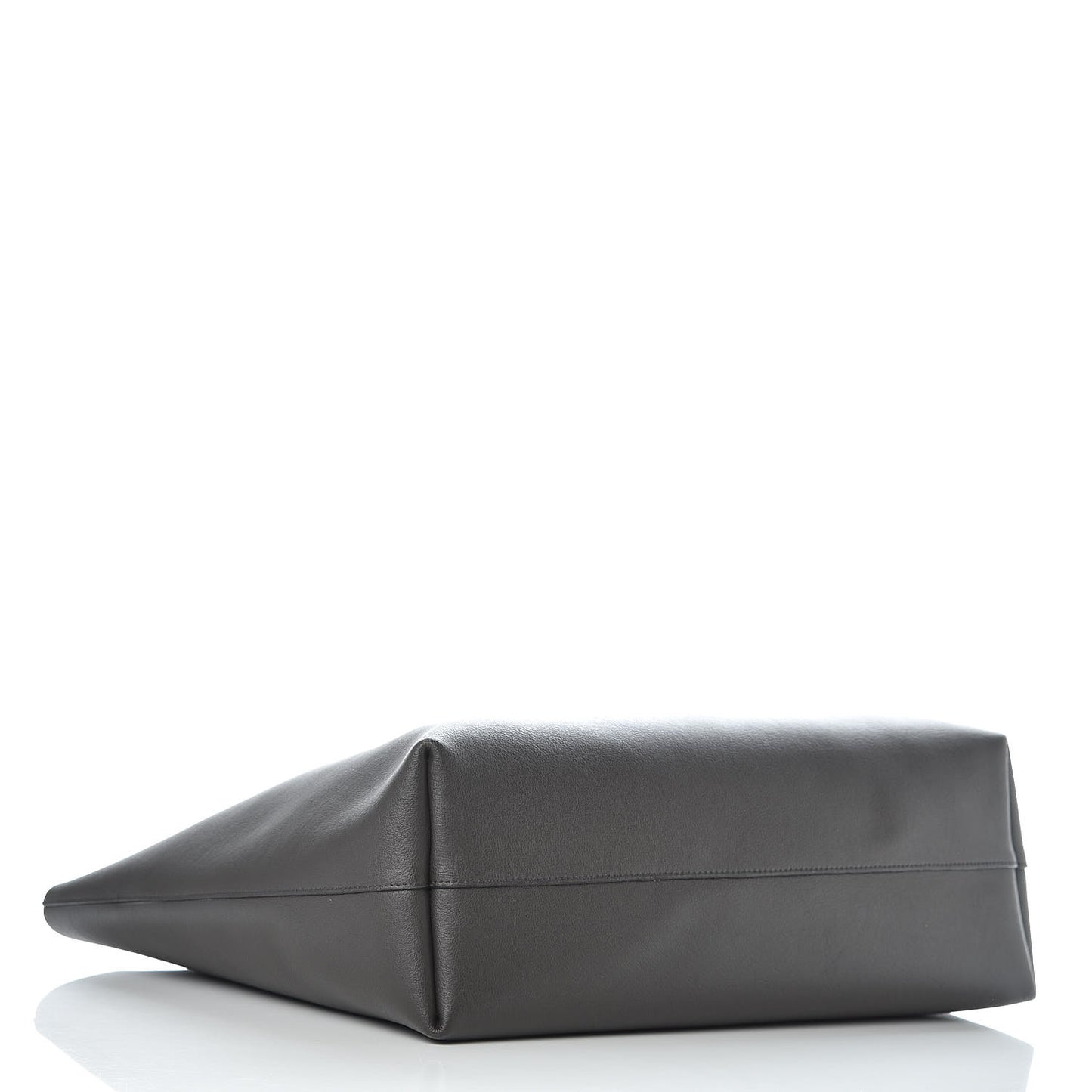 Calfskin Large Shopping Tote Dark Grey
