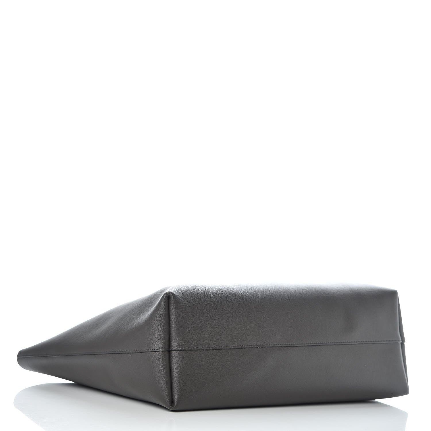 Saint Laurent Calfskin Large Shopping Tote Dark Grey 4 of 13