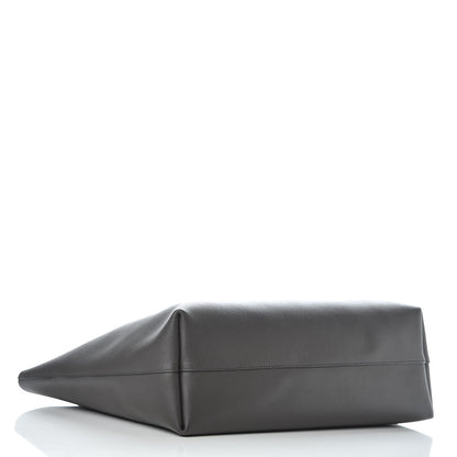 Saint Laurent Calfskin Large Shopping Tote Dark Grey 4 of 13