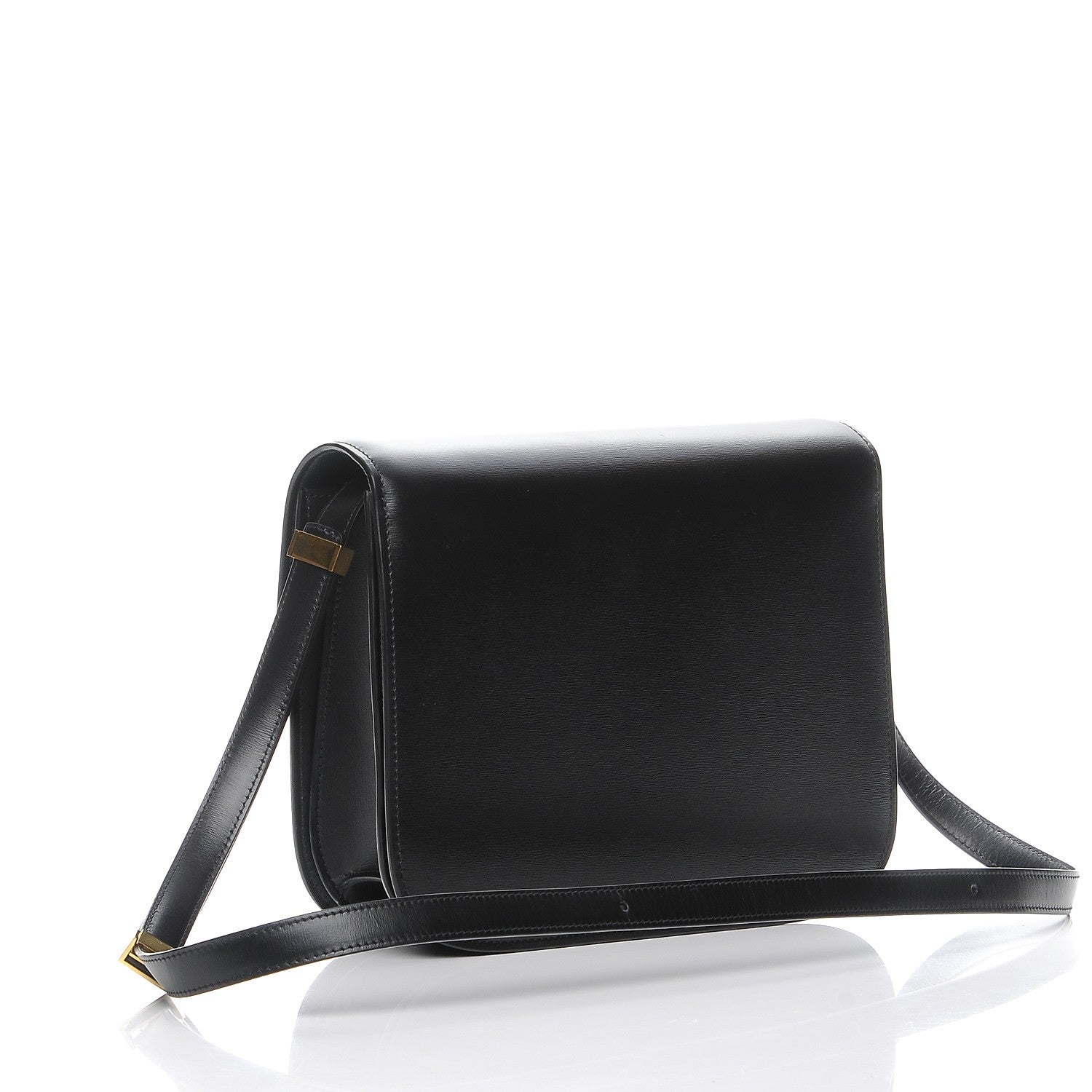 Celine Box Calfskin Medium Classic Box Flap Bag Black 3 of 8