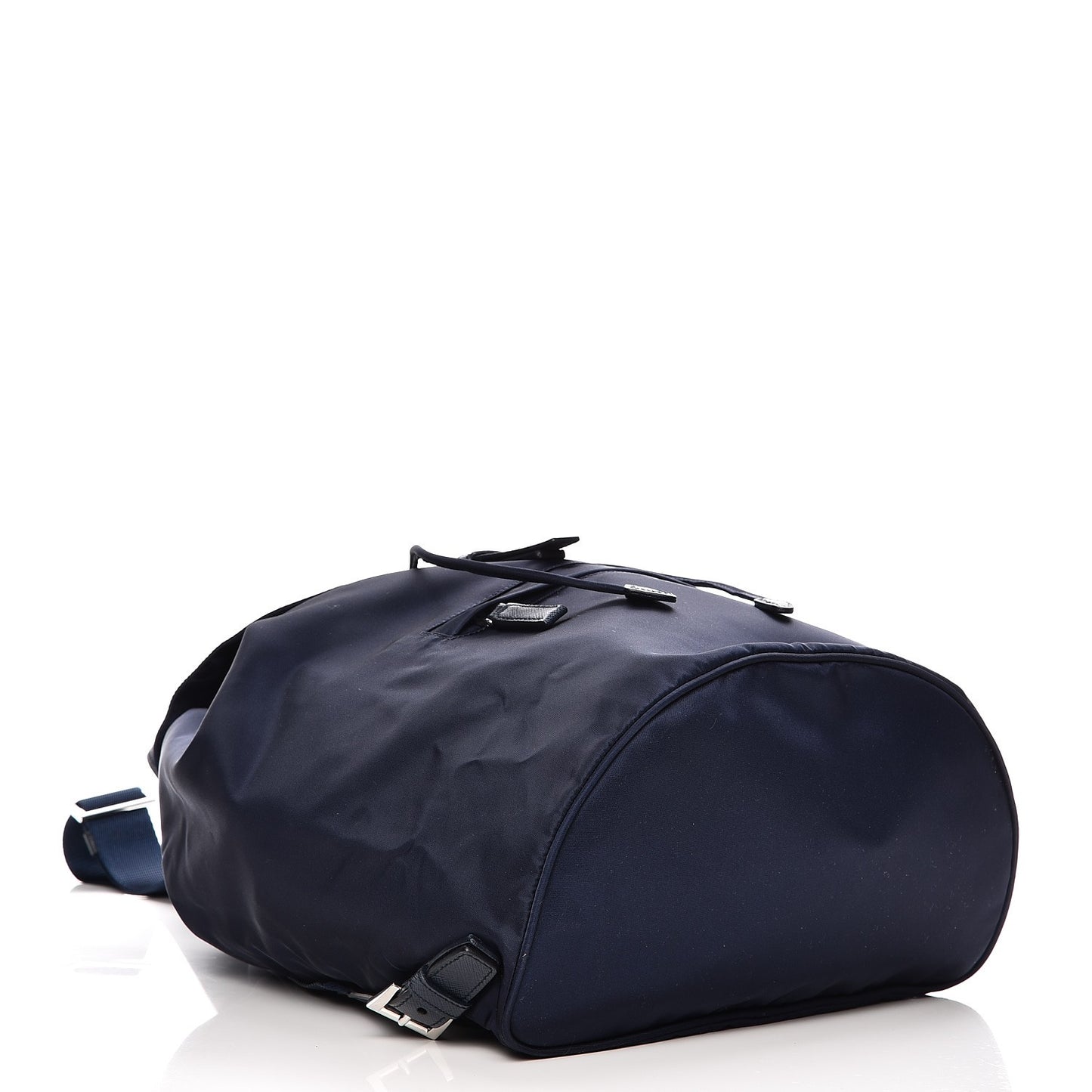 Nylon Vela Saffiano Medium Cinch Backpack Baltico