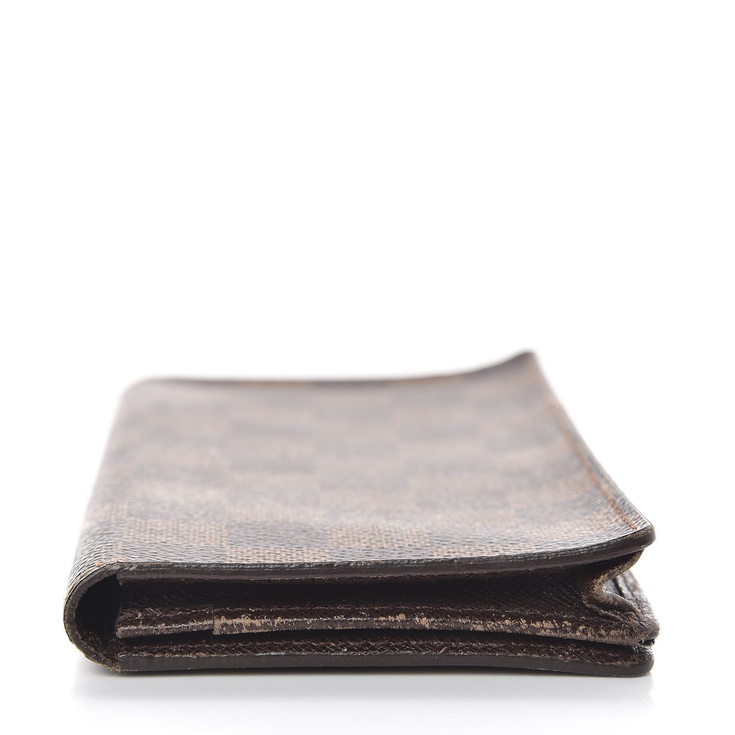 Damier Ebene Checkbook Cover Wallet