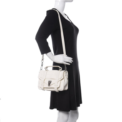 Proenza Schouler Lambskin Tiny PS1 Satchel White 2 of 10