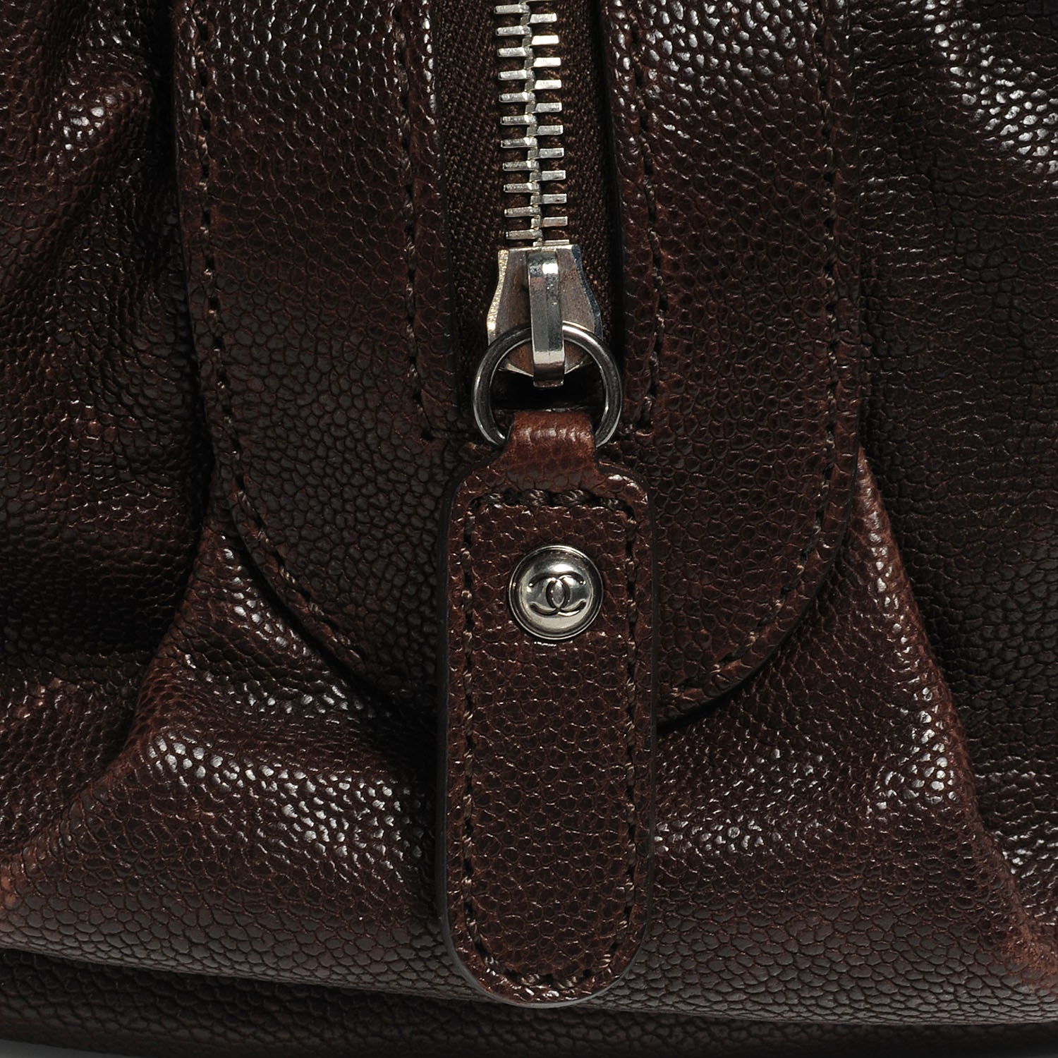 Chanel Caviar Large Outdoor Ligne Doctor Bag Brown 9 of 9