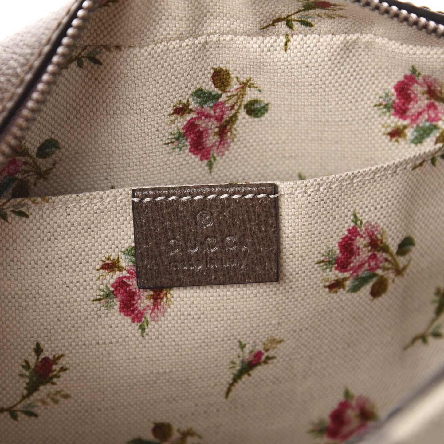 GG Supreme Monogram Web Neo Vintage Shoulder Bag Beige New Acero Crop