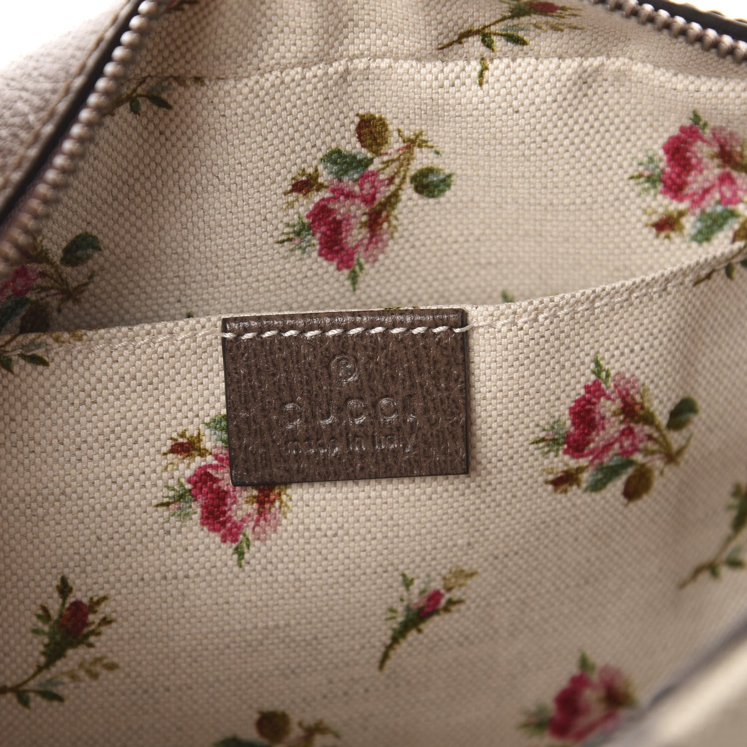 Gucci GG Supreme Monogram Web Neo Vintage Shoulder Bag Beige New Acero Crop 8 of 10