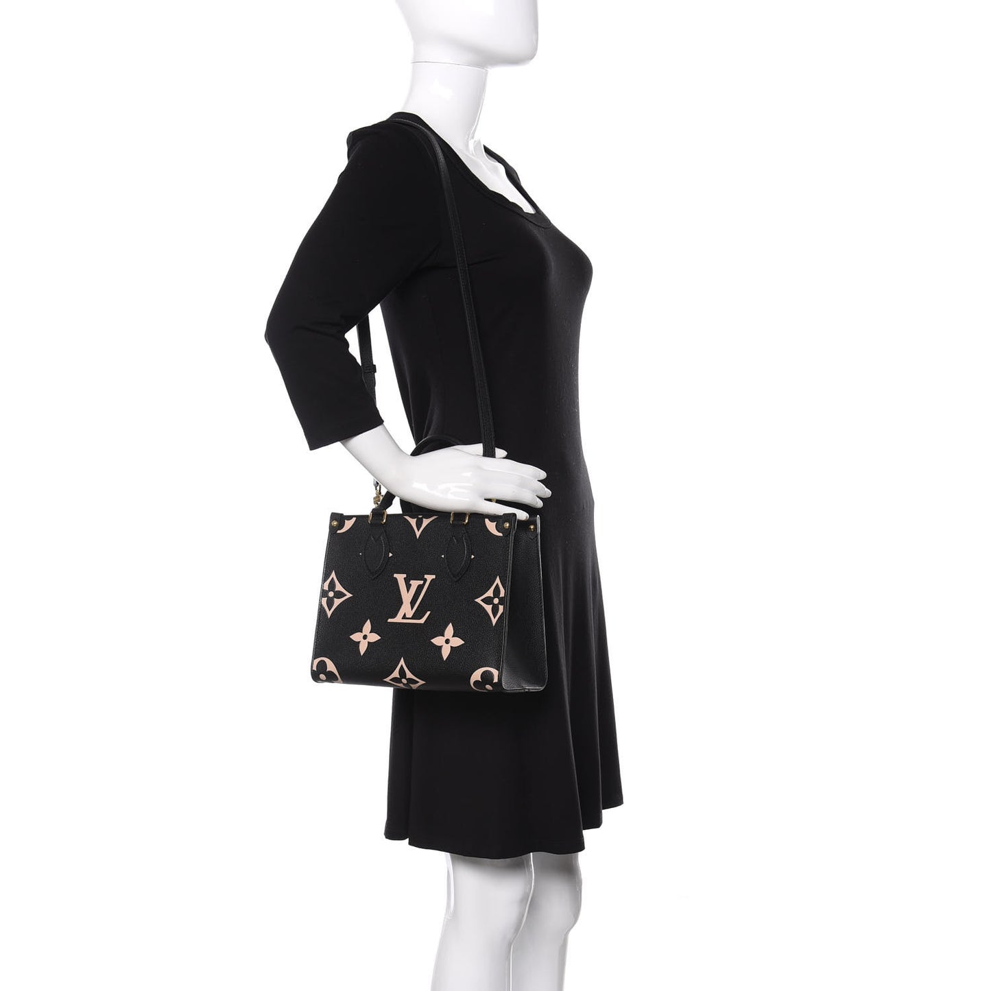 Empreinte Monogram Giant Onthego PM Black Beige