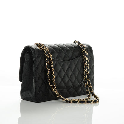 Chanel Caviar Quilted Medium Double Flap Black 3 of 7