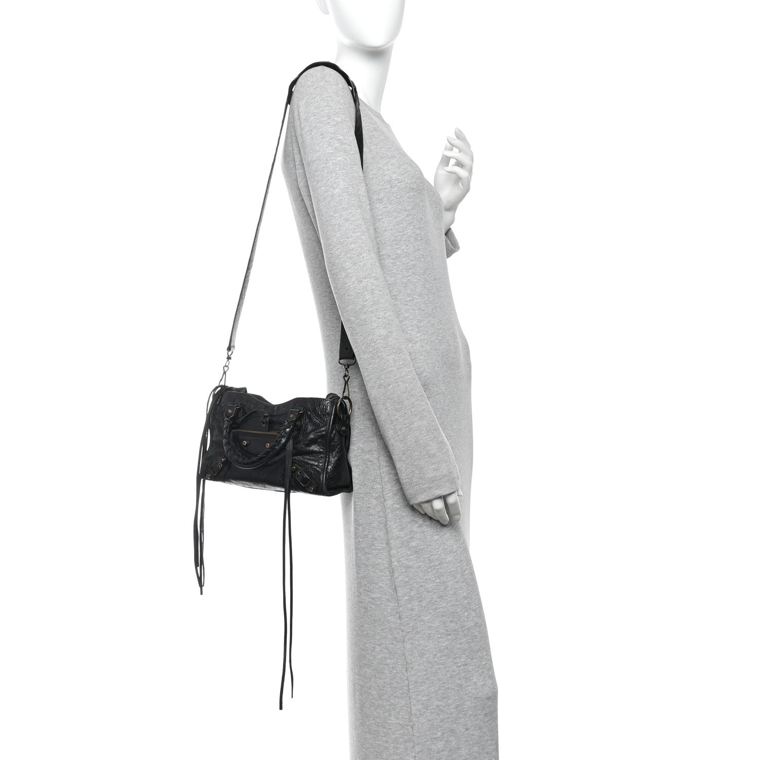 Balenciaga Agneau Classic Hardware Mini City Black 2 of 12