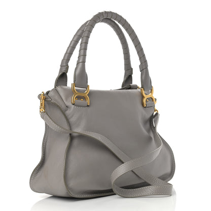 Chloe Calfskin Medium Marcie Satchel Cashmere Grey 3 of 12
