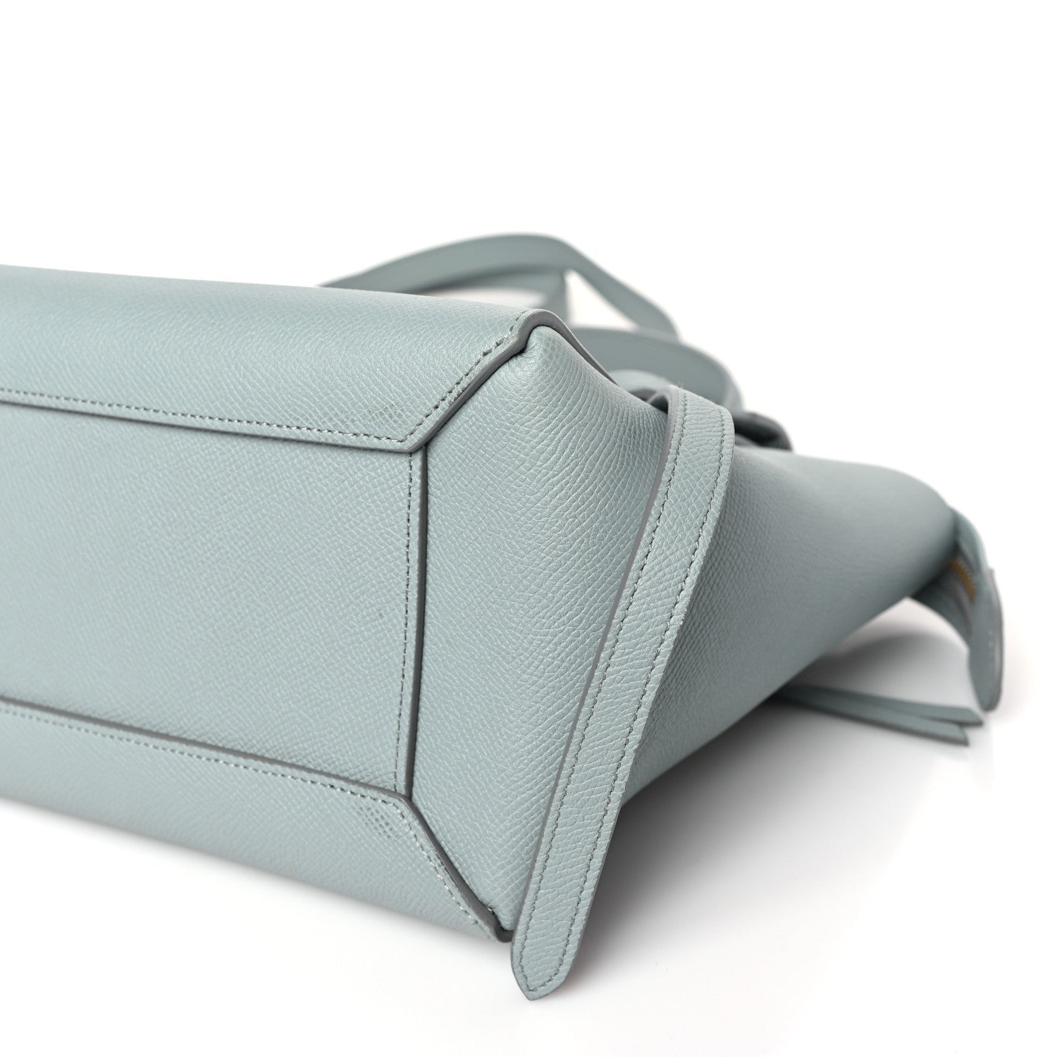 Celine Baby Grained Calfskin Micro Belt Bag Storm 9 of 9