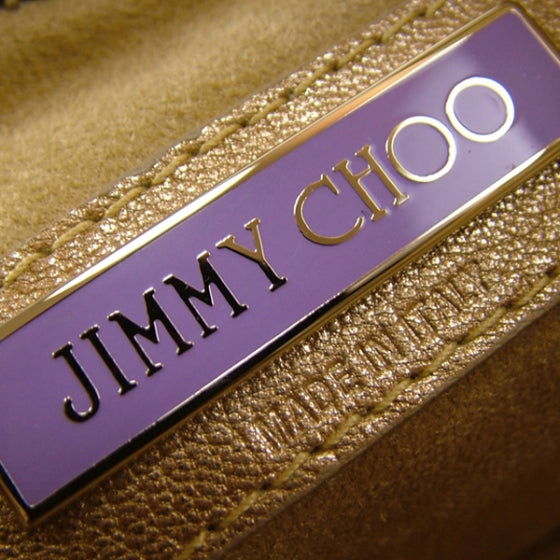 Jimmy Choo Leather Gathered Hobo Gold 8 of 8