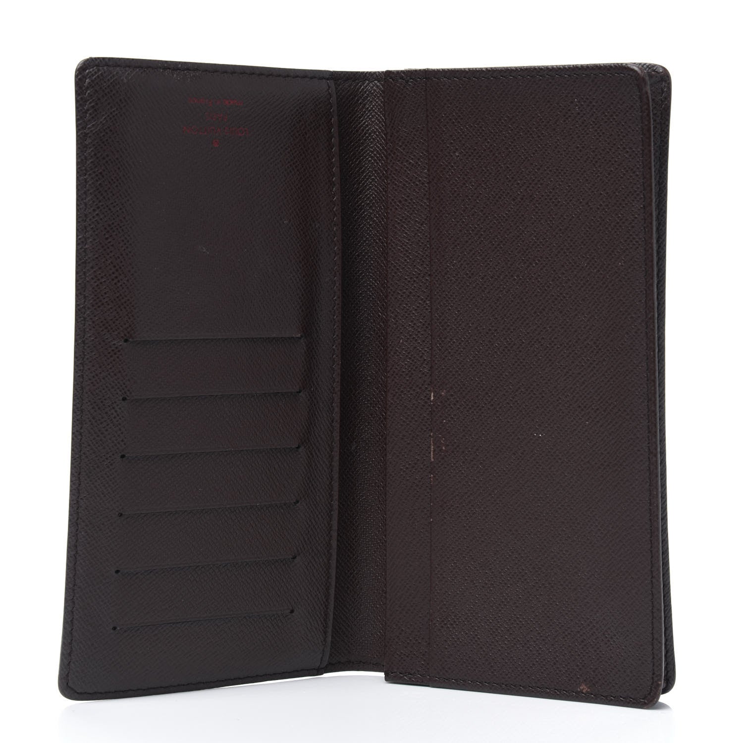 Louis Vuitton Damier Ebene Porte-Cartes Credit Yen Checkbook Wallet 5 of 15