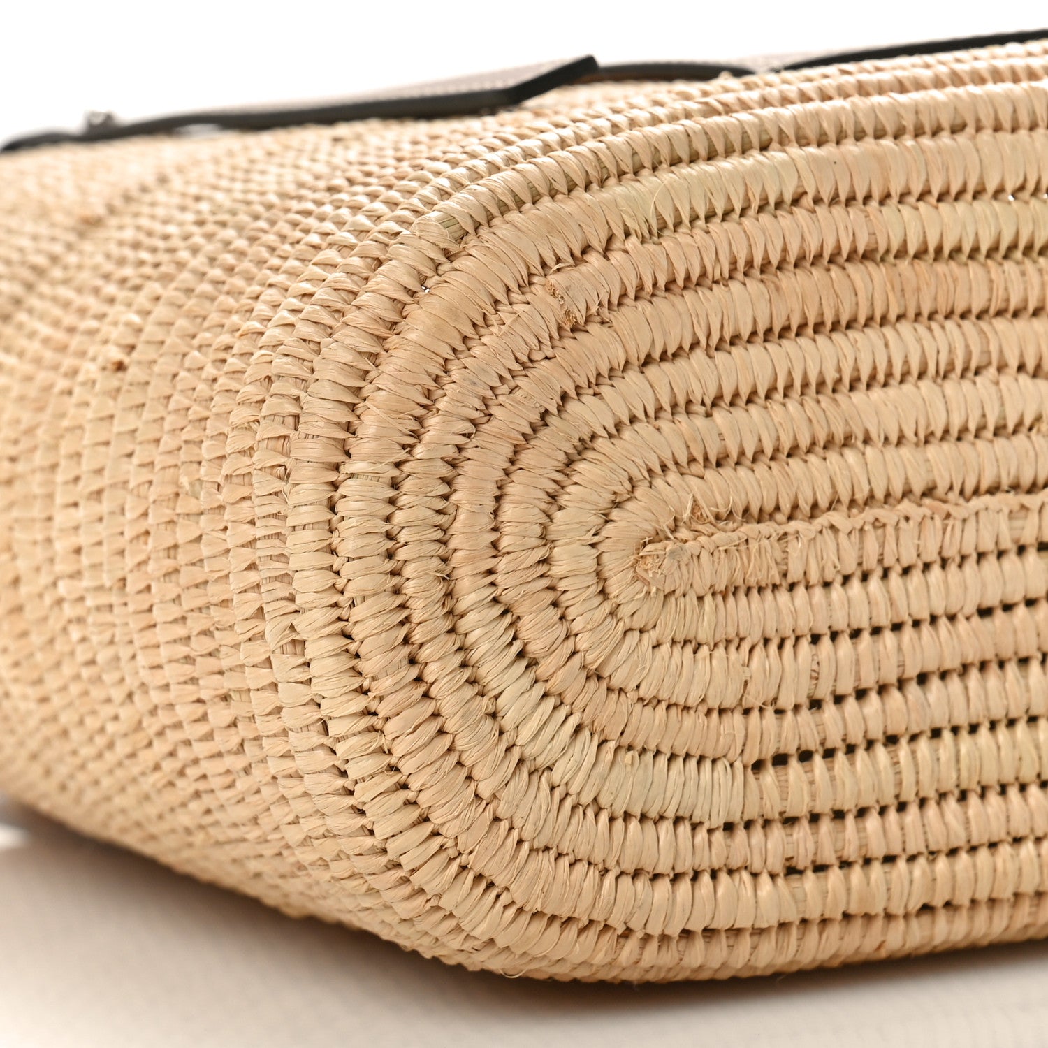 Loewe Raffia Small Square Basket Tote Bag Natural Tan 8 of 9