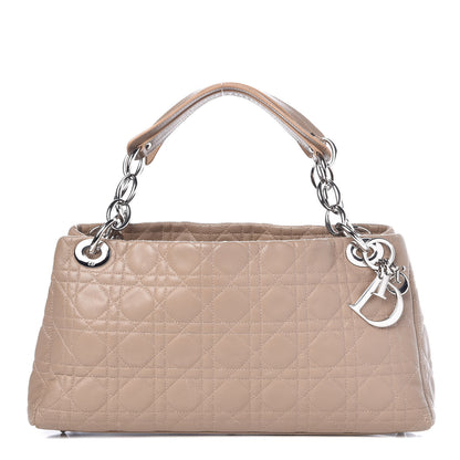 Bottega Veneta CHRISTIAN DIOR Lambskin Cannage Lady Dior Shoulder Bag Beige 1 of 10