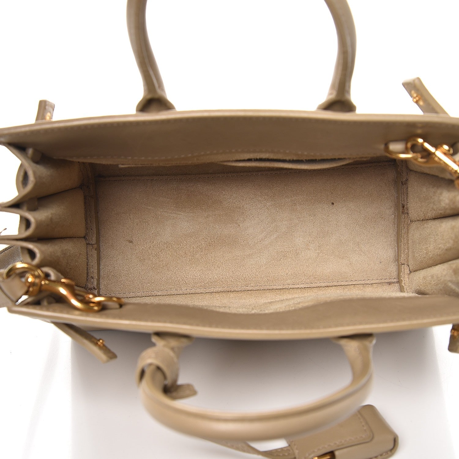Saint Laurent Calfskin Nano Sac De Jour Beige 5 of 15
