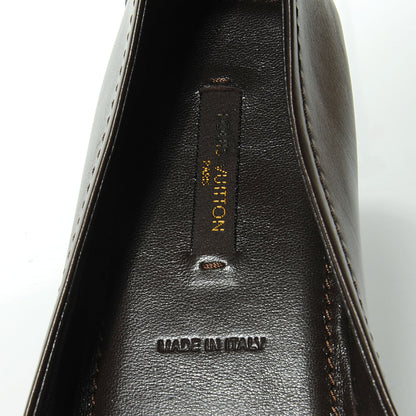 Louis Vuitton Leather Oxford Ballerina Flats Moka 39.5 6 of 7