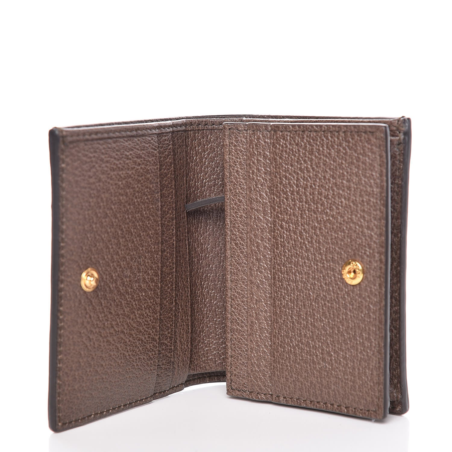 Gucci GG Supreme Monogram Web Ophidia Card Case Beige New Acero 5 of 8