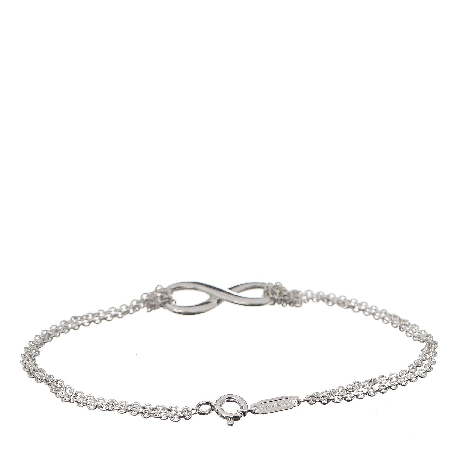 Tiffany Sterling Silver Infinity Bracelet 2 of 3