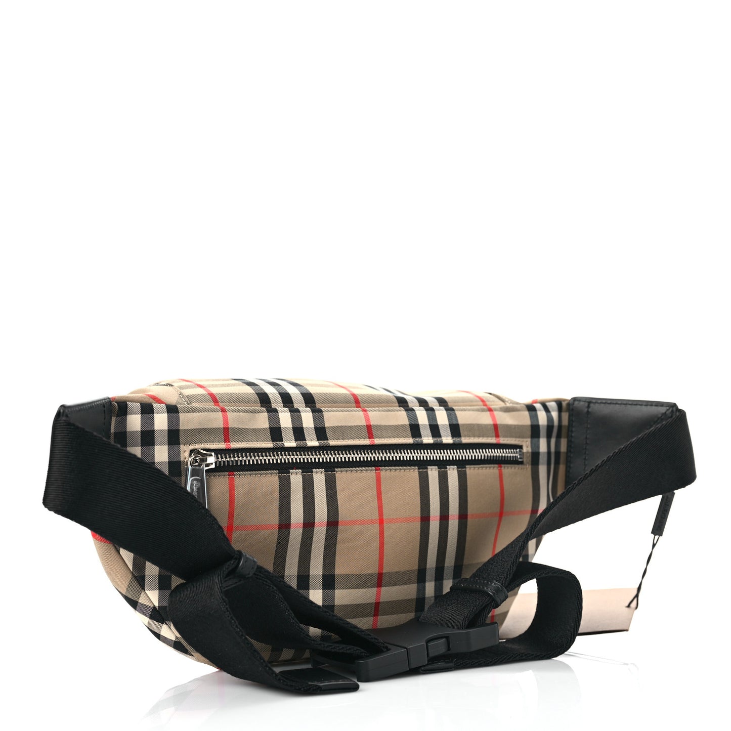 Nylon Vintage Check Medium Sonny Bum Bag Archive Beige Black