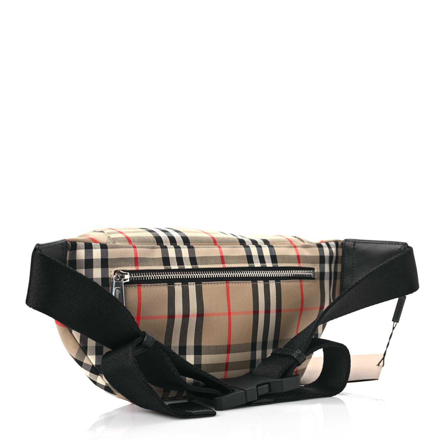 Burberry Nylon Vintage Check Medium Sonny Bum Bag Archive Beige Black 3 of 7