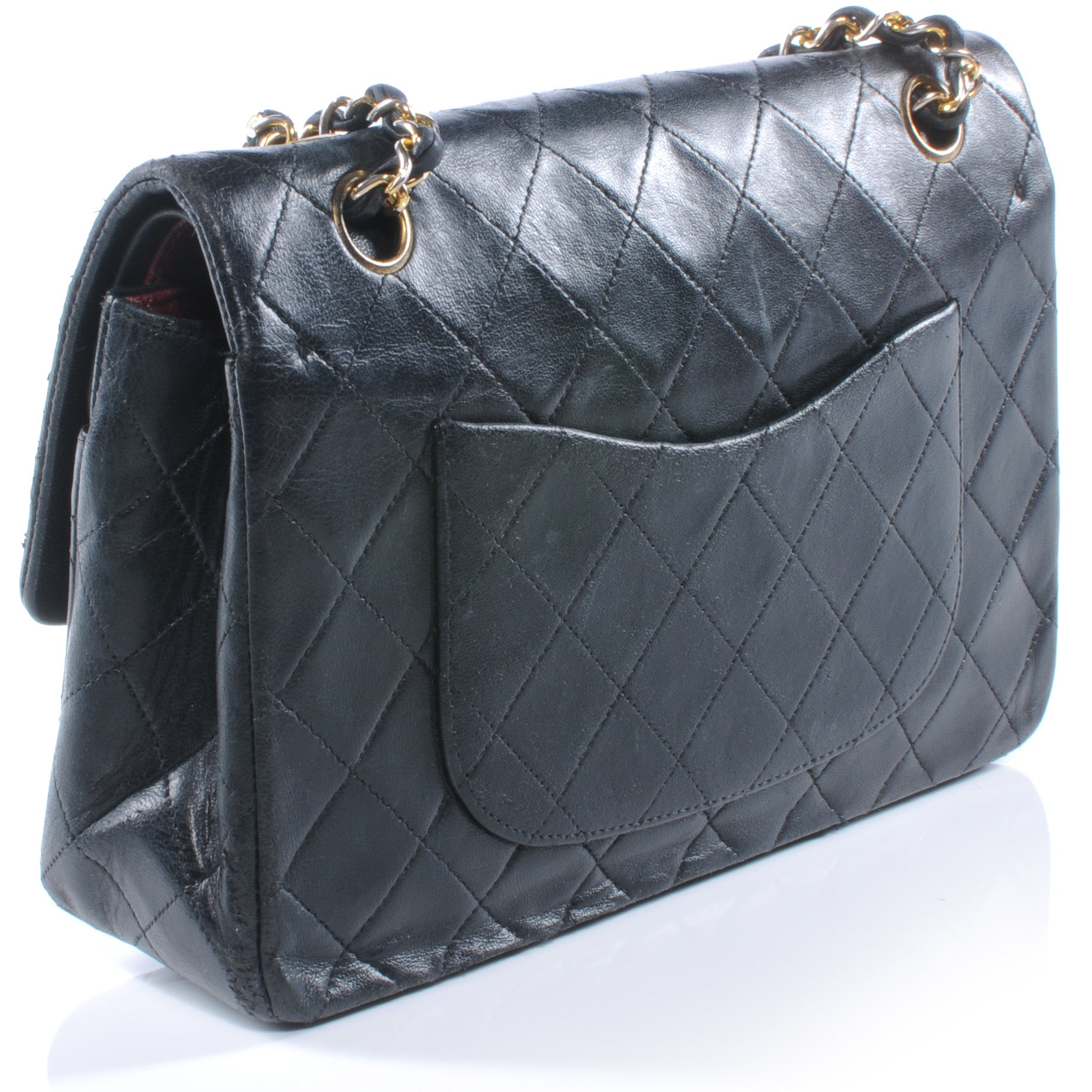 Chanel Lambskin Medium Double Flap Black 3 of 8