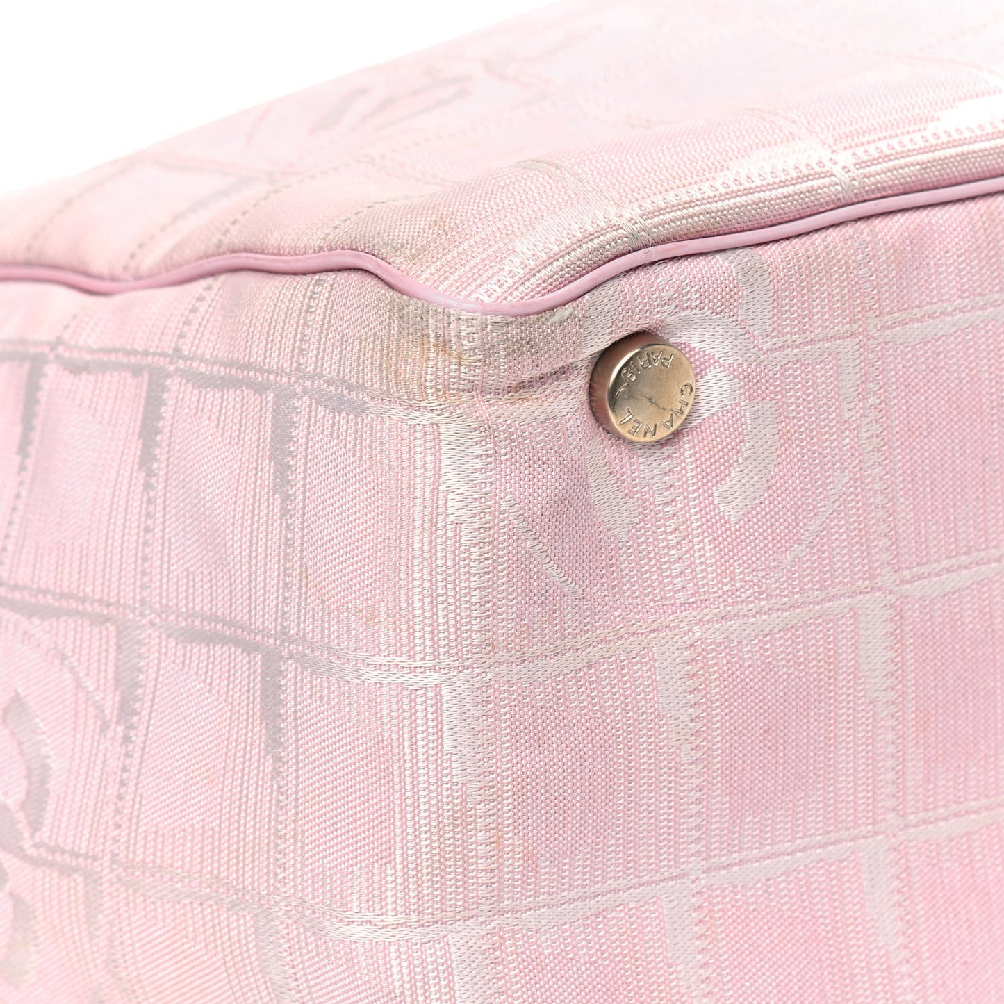Nylon Medium Travel Tote Pink