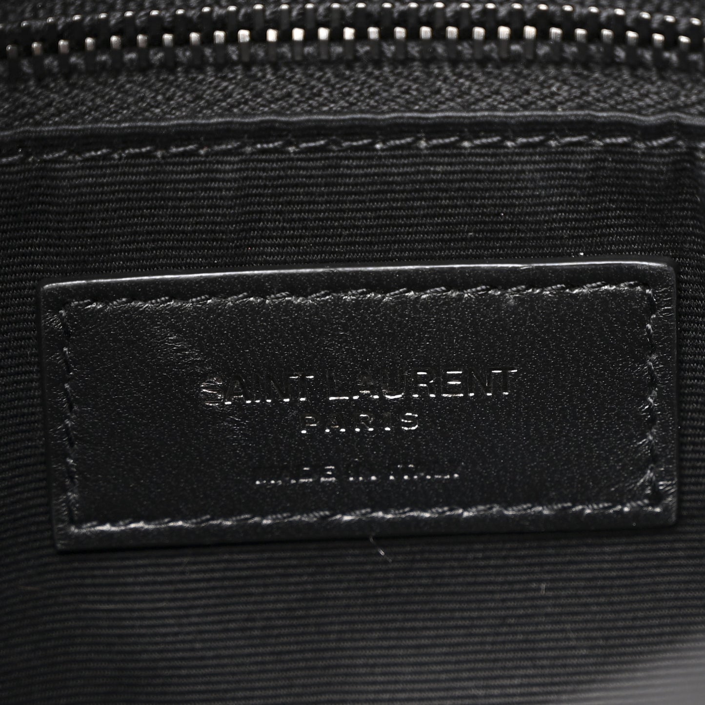 Lambskin Quilted Toy Loulou Puffer Monogram Monochrome Chain Satchel Black