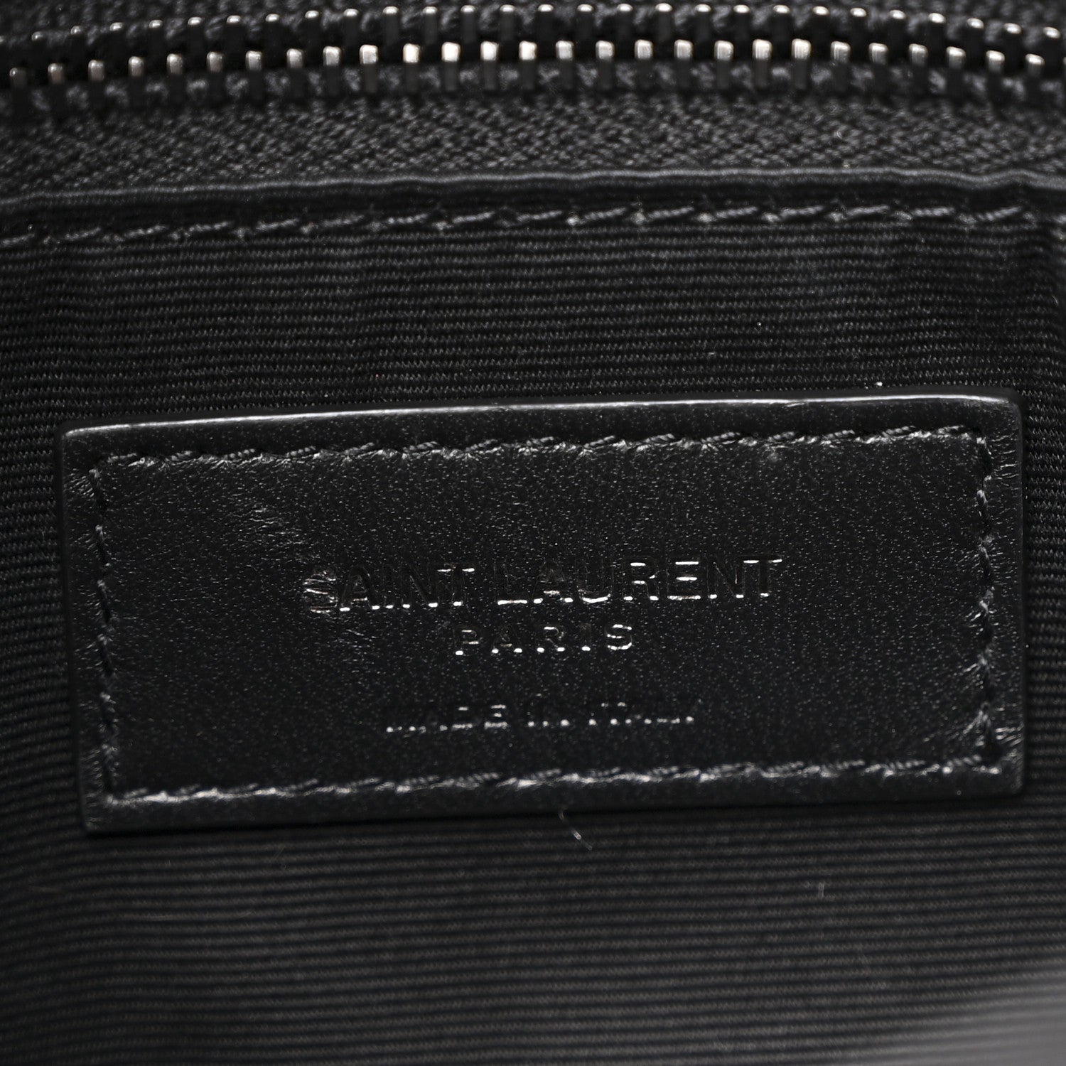 Saint Laurent Lambskin Quilted Toy Loulou Puffer Monogram Monochrome Chain Satchel Black 6 of 11