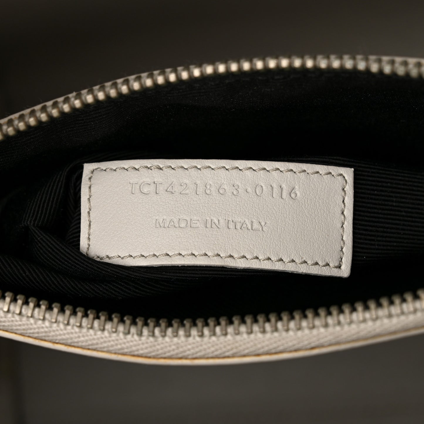 Calfskin Crocodile Embossed Baby Sac De Jour Crema Soft