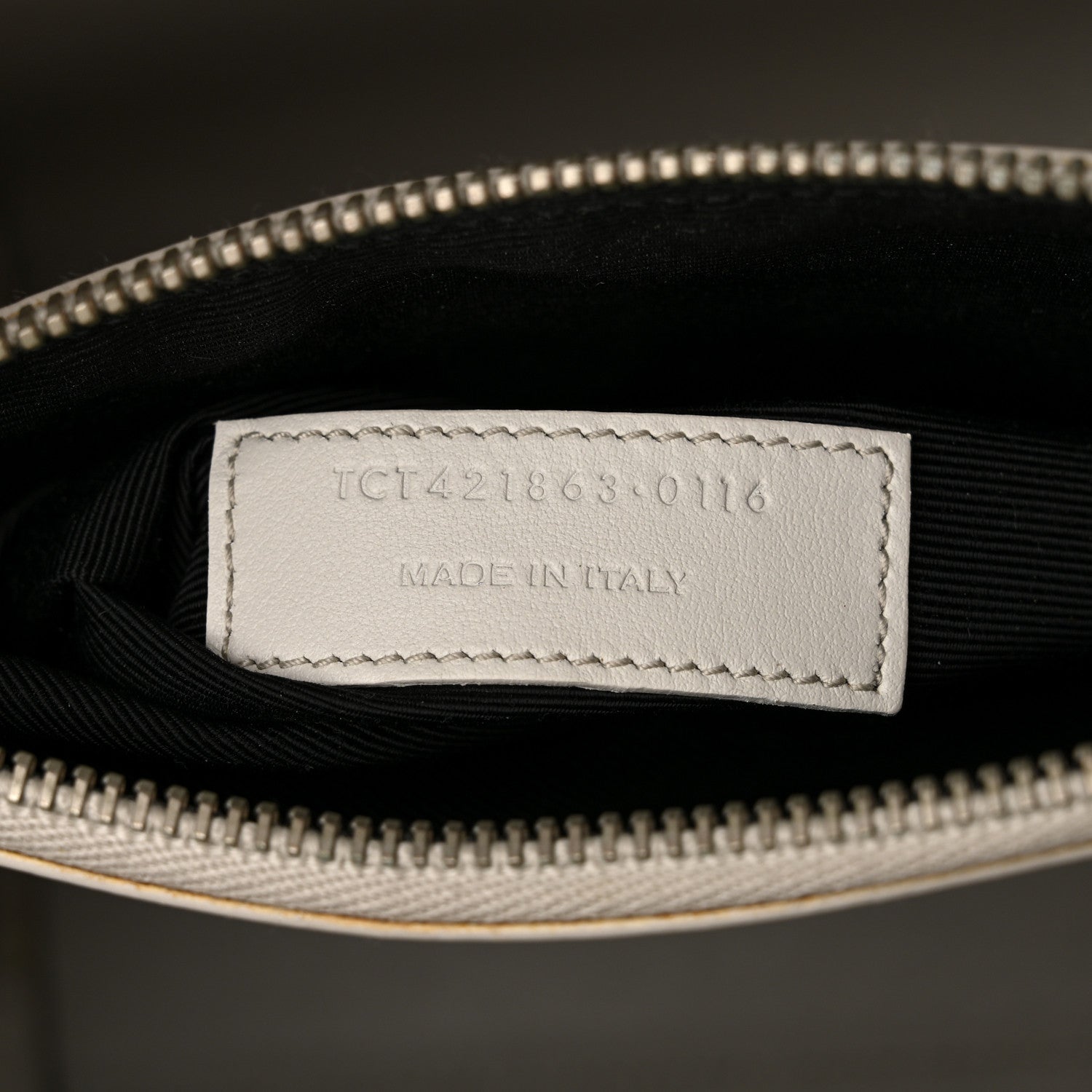 Saint Laurent Calfskin Crocodile Embossed Baby Sac De Jour Crema Soft 7 of 12