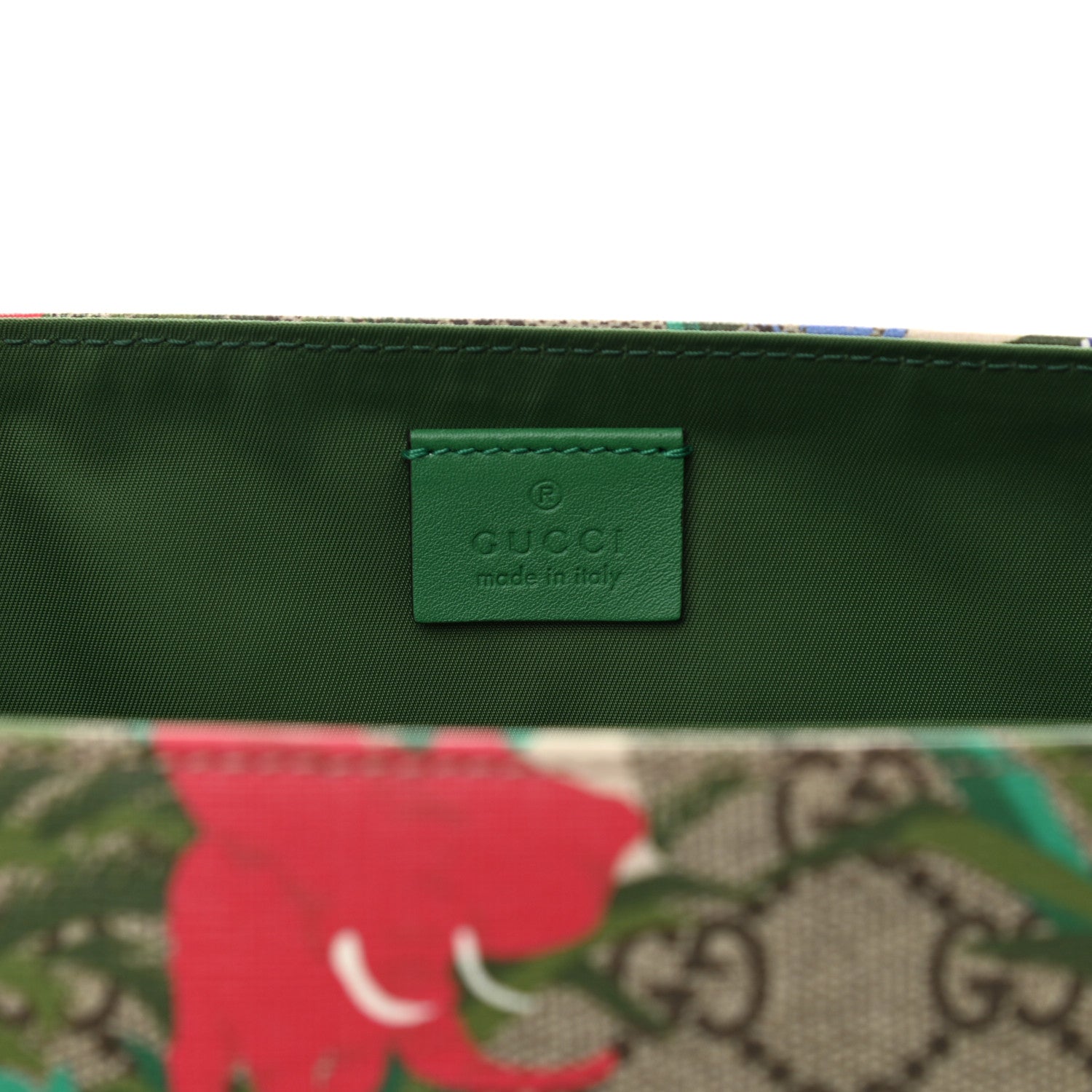 Gucci GG Supreme Monogram Jungle Diaper Bag Green 7 of 12