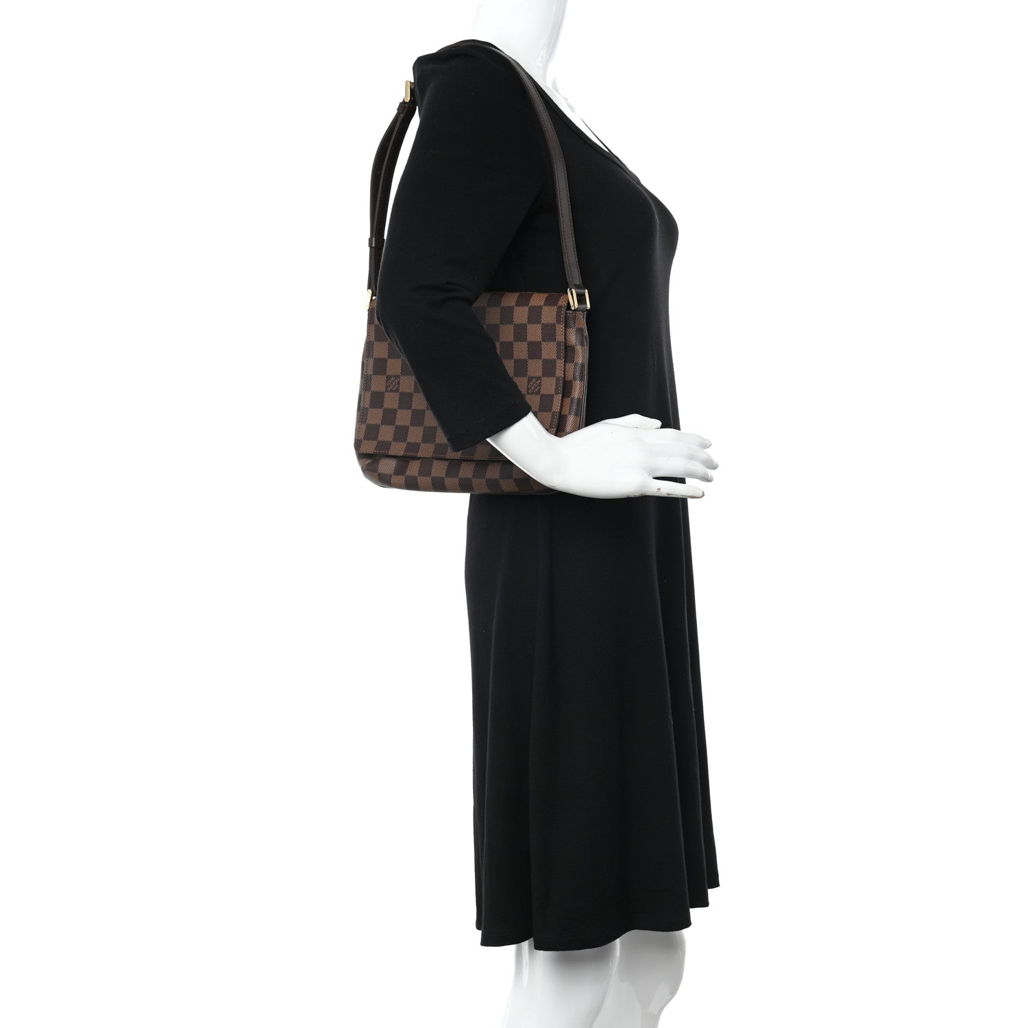 Louis Vuitton Damier Ebene Musette Tango 2 of 14
