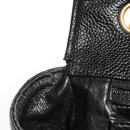 Chanel Caviar Jumbo Single Flap Black 2 of 11
