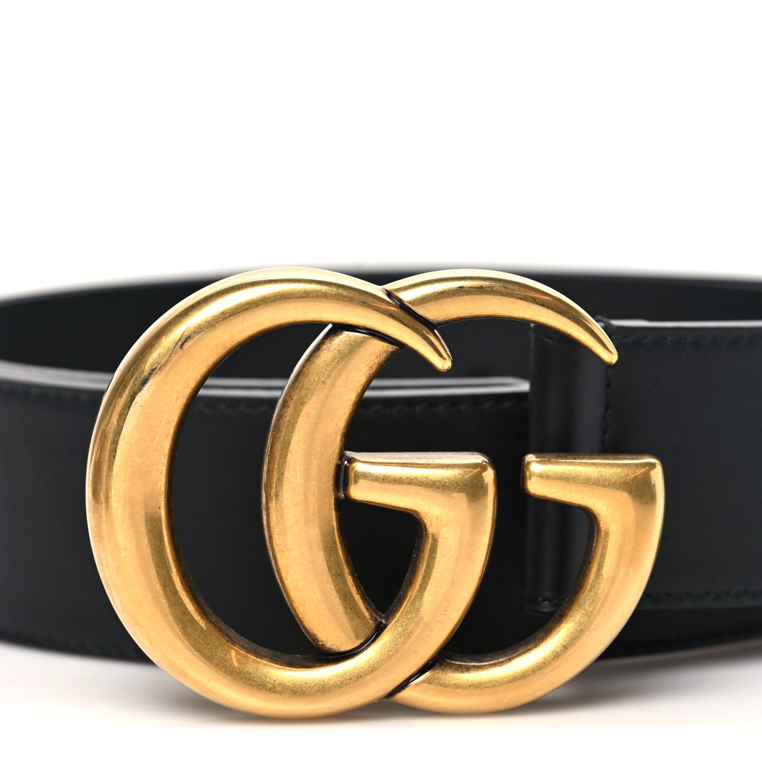 Gucci Calfskin Double G 40mm Belt 85 34 Black 3 of 6