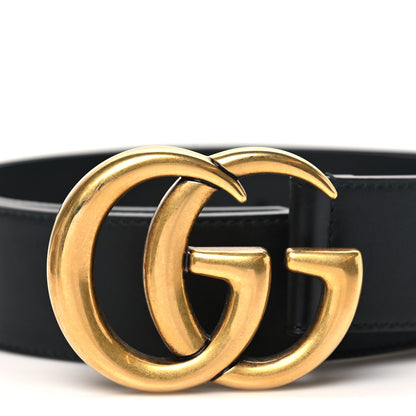Gucci Calfskin Double G 40mm Belt 85 34 Black 3 of 6