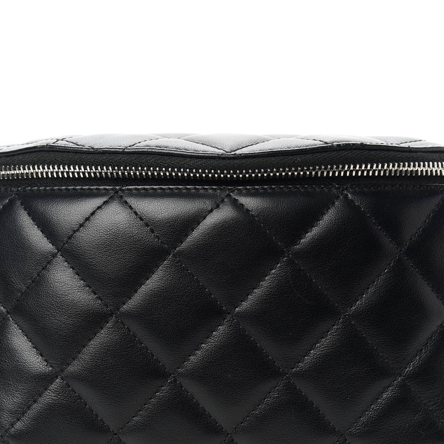Chanel Lambskin Quilted Waist Belt Bag Black 10 of 10