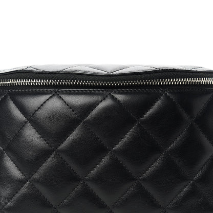 Chanel Lambskin Quilted Waist Belt Bag Black 10 of 10